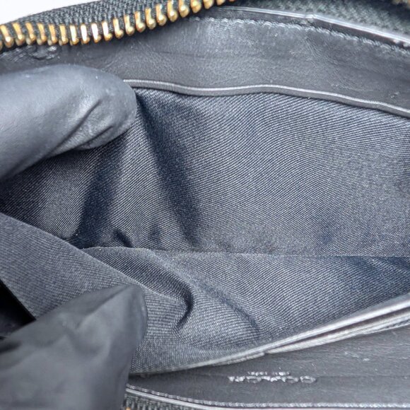 Coach Blue Leather Varsity Rugby Stripe Zippy Accordion Wallet - Picture 9 of 12